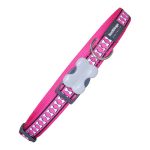 Hondenhalsband Red Dingo Bot Reflecterend Fuchsia (1,2 x 20-32 cm)