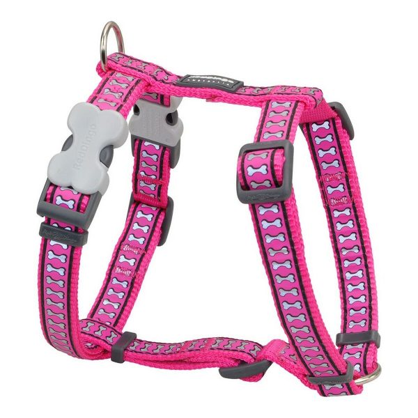 Hondentuigje Red Dingo Bot Reflecterend 46-76 cm Fuchsia