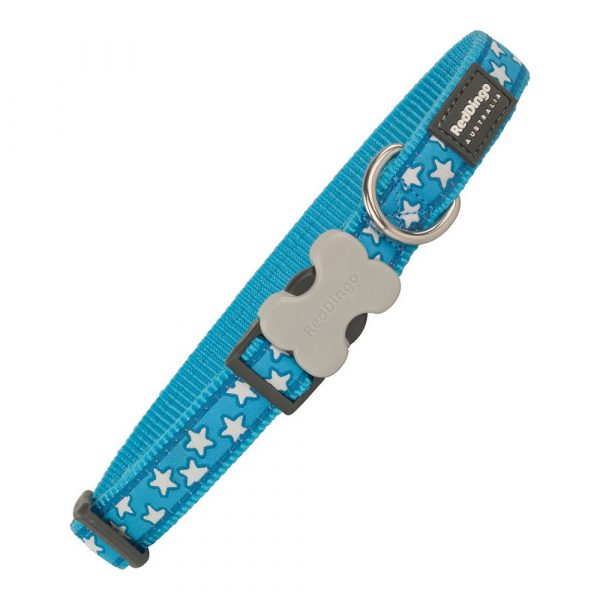 Hondenhalsband Red Dingo Ster Sterren (1,5 x 24-36 cm)