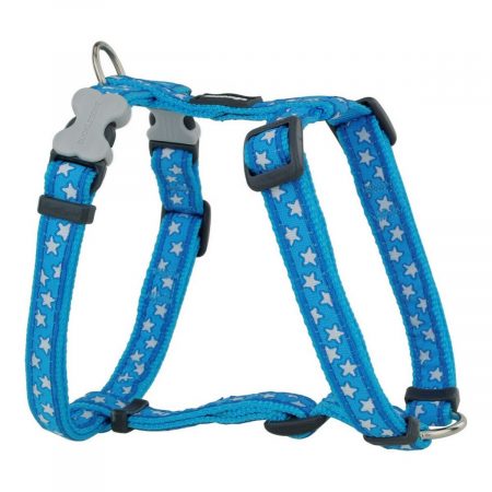 Hondentuigje Red Dingo Style Turkoois Ster Wit 46-76 cm