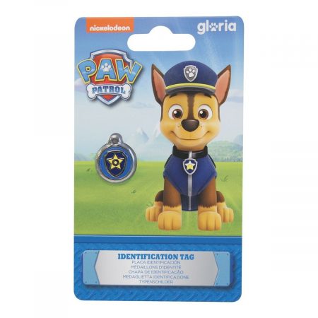 Naamplaatje voor halsband The Paw Patrol Chase Maat S