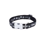 Hondenhalsband Red Dingo STYLE DIAMOND Zwart 41-63 cm