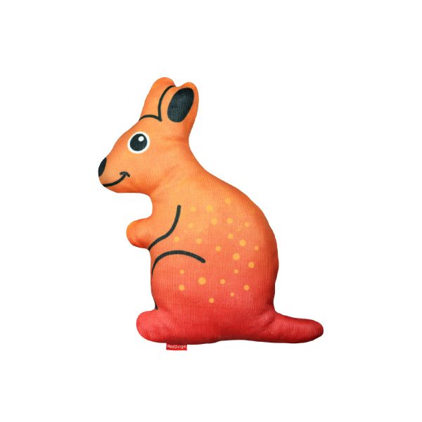 Hondenspeelgoed Red Dingo 23,5 cm Kangoeroe Binnenkant/Buitenkant