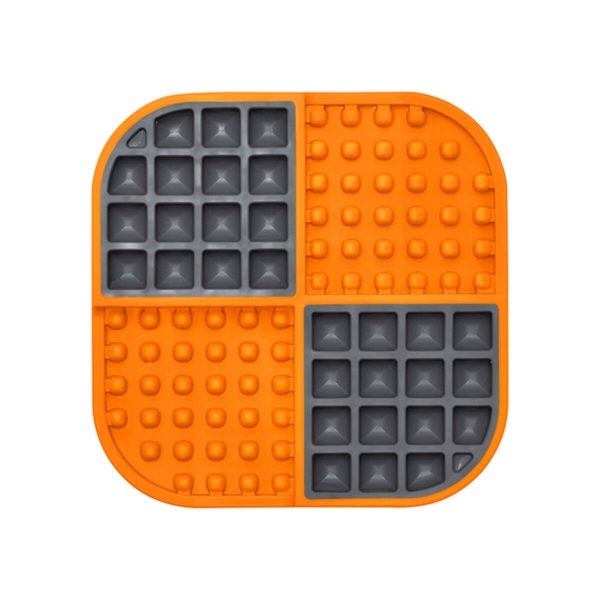 Voerbak voor honden Lickimat Dog Slomo Orange Polypropyleen TPR