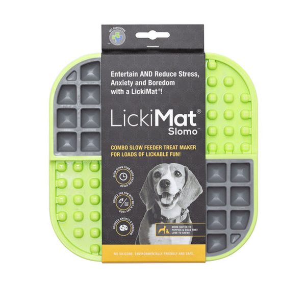 Voerbak voor honden Lickimat Slomo Groen Polypropyleen TPR