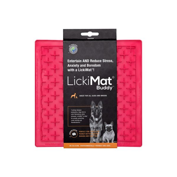 Voerbak voor honden Lickimat Roze TPR