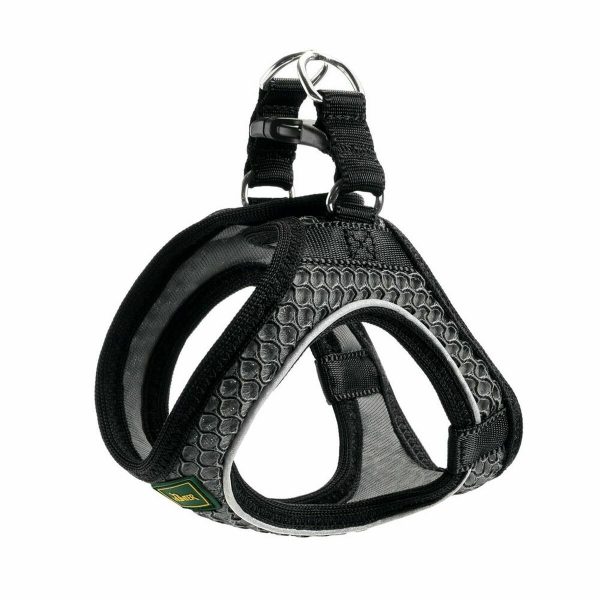 Hondentuigje Hunter Zwart 37-42 cm Antraciet XS/S