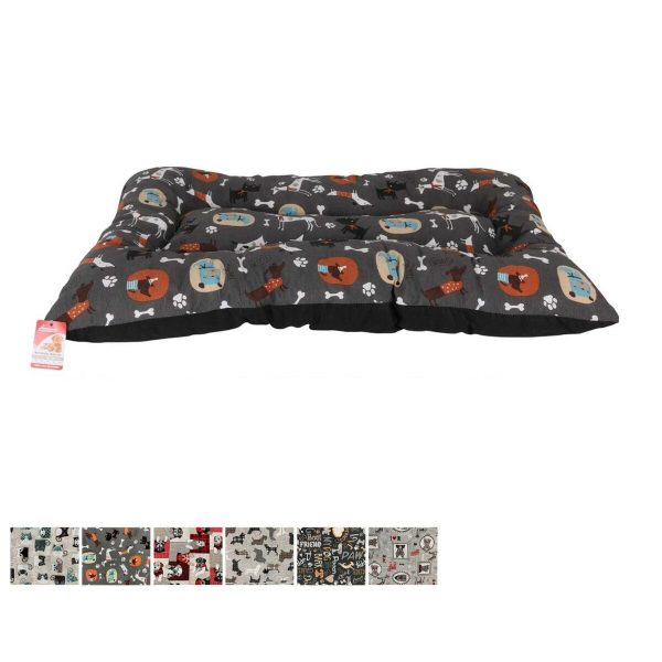 Hondenbed MCT mascotas Textiel 100 x 70 x 9 cm (6 Stuks)