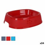 Voerbak voor honden Dem Pet 26 x 22 x 5 cm Plastic Vierkant (24 Stuks)