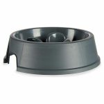 Anti-schrok voerbak Antraciet Plastic (27 x 7,5 x 27 cm) (12 Stuks)