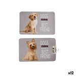 Kleed voor honden Grijs 45 x 0,5 x 69 cm (12 Stuks)