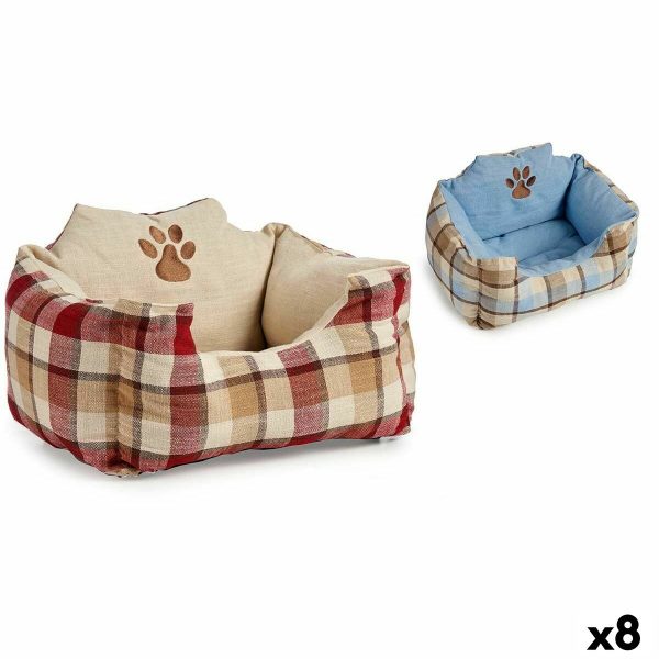 Hondenbed Geruit 40 x 30 x 60 cm (8 Stuks)