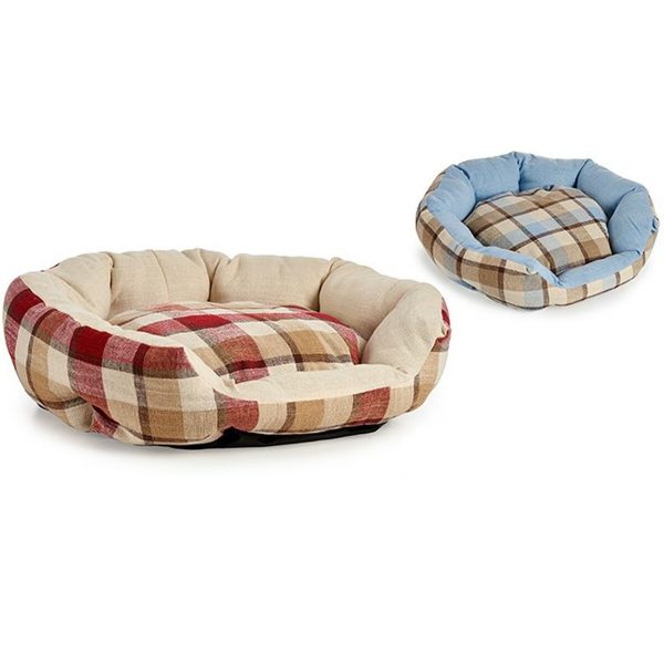Hondenbed Geruit 48 x 18 x 58 cm (6 Stuks)