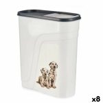 Dispenser Huisdieren Antraciet 4 L (8 Stuks)