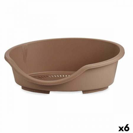 Hondenbed Beige Plastic 58,5 x 20 x 39 cm (6 Stuks)