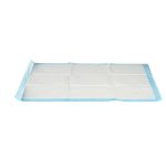 Zindelijkheidstraining-pads voor honden 60 x 90 cm Blauw Wit Papier Polyethyleen (10 Stuks)