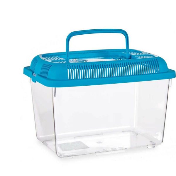 Vissenkom Met handvat Groot Blauw Plastic 7 L 20 x 20 x 30 cm (8 Stuks)