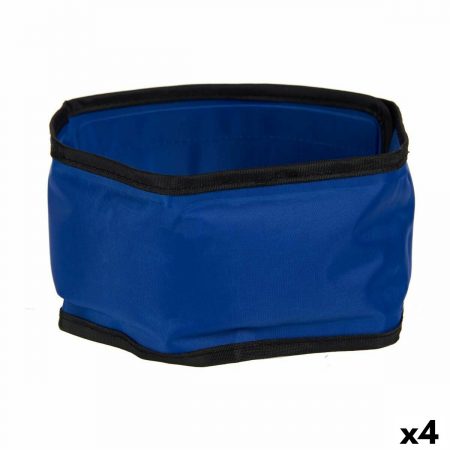 Hondenhalsband Blauw Zwart PVC Gel 8 x 1 x 66 cm Koelvloeistof (4 Stuks)