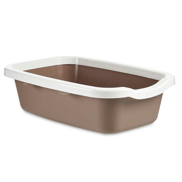 Kattenbak Wit Beige Plastic 38 x 16 x 58,5 cm (11 Stuks)