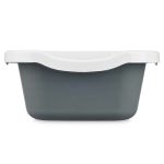 Kattenbak Wit Antraciet Plastic 25 x 11 x 2 cm (11 Stuks)