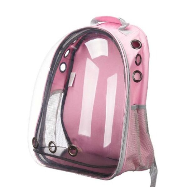 Huisdierenrugzak Roze Transparant 43 x 26 x 33 cm