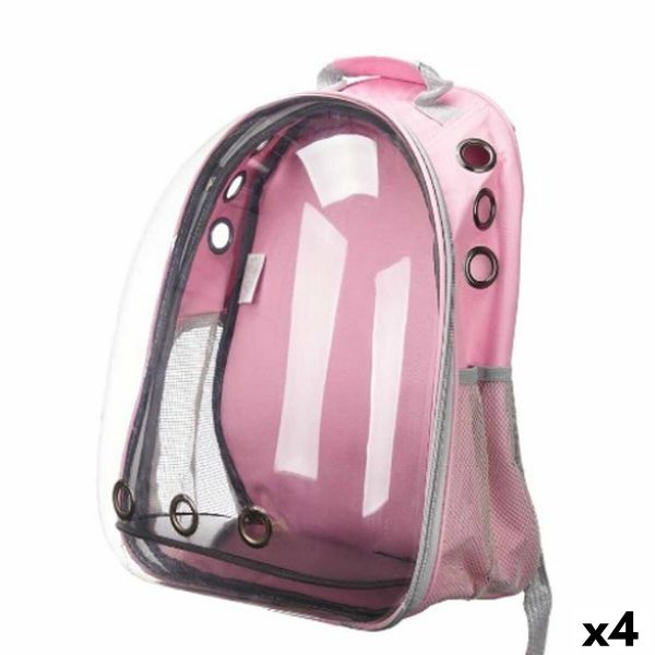 Huisdierenrugzak Roze Transparant 43 x 26 x 33 cm
