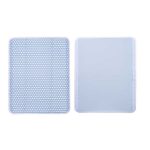 Mat voor kattenbak Blauw 50 x 40 x 1,5 cm (12 Stuks)