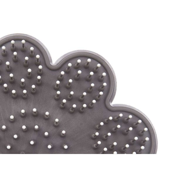 Borstel Huisdieren 11 x 3 x 10,5 cm Grijs Metaal Siliconen (24 Stuks)