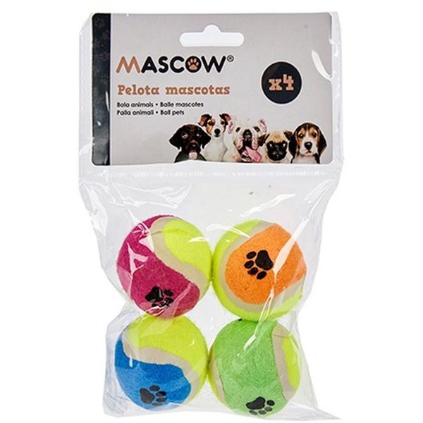 Hondenspeelgoed Bal Multicolour Ø 4,5 cm Polyethyleen Polypropyleen ABS (12 Stuks)