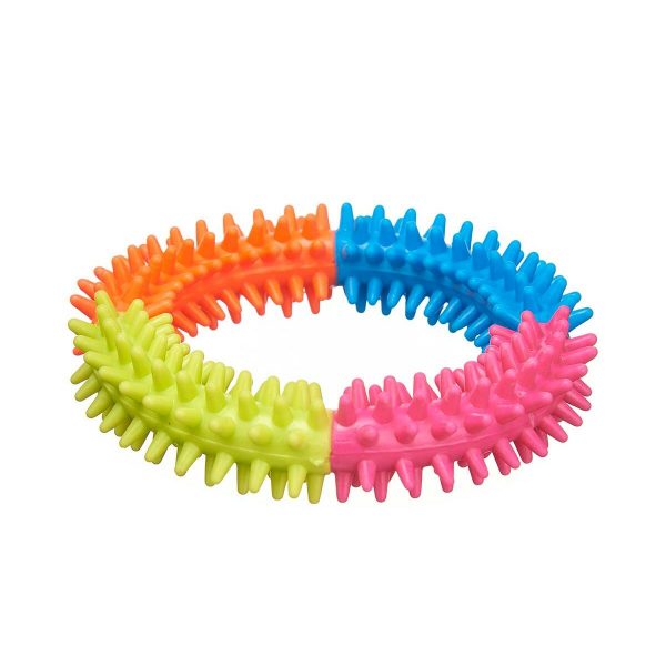 Hondenspeelgoed Steunring Siliconen 12,5 x 2,5 x 12,5 cm (12 Stuks)