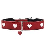 Hondenhalsband Hunter Love Rood S/M 38-44 cm